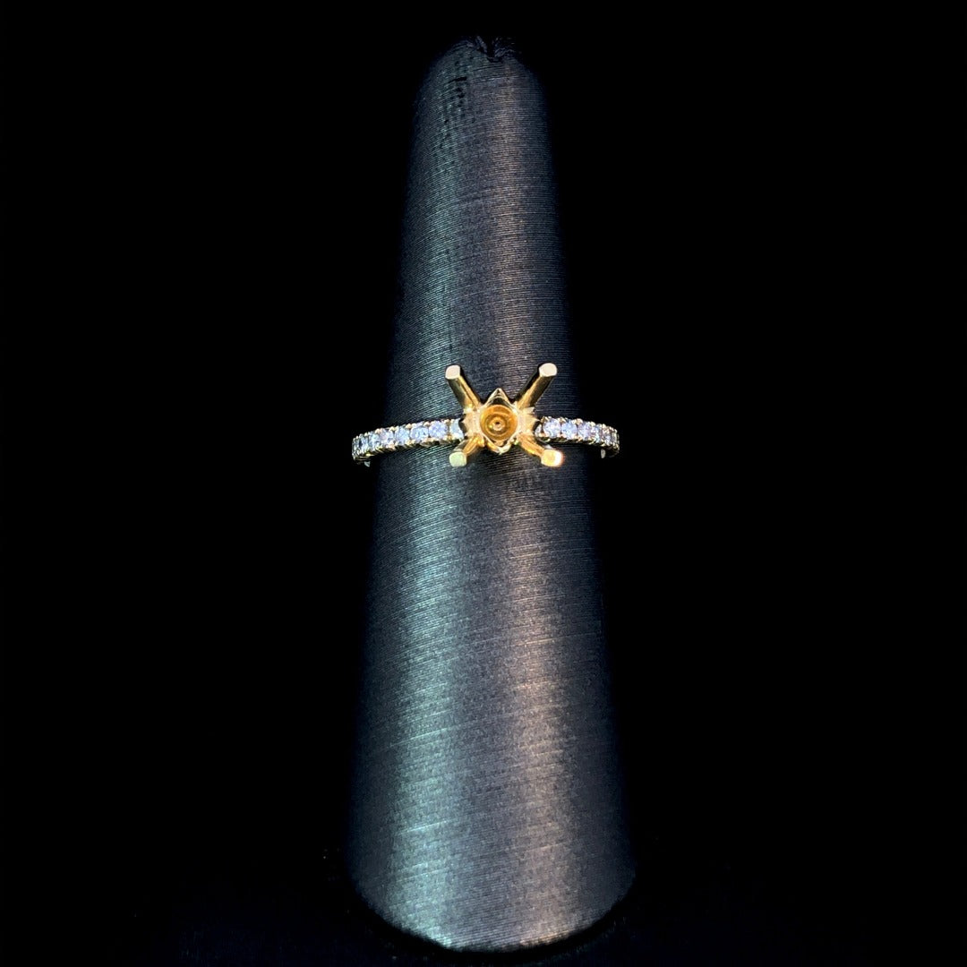 .25 ctw diamond semi mount
