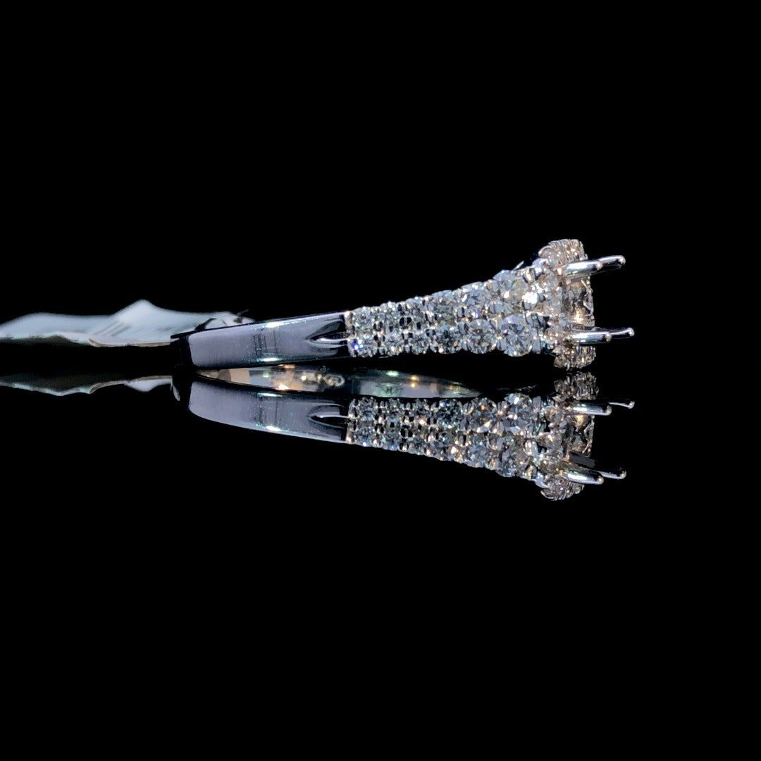 .49 ctw diamond semi mount