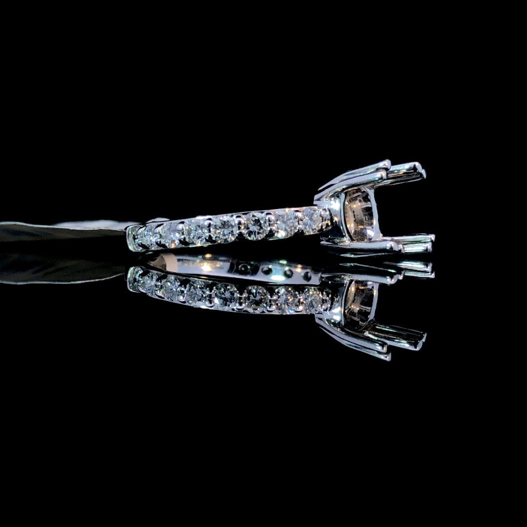 155172 - .70 ctw diamond semi mount