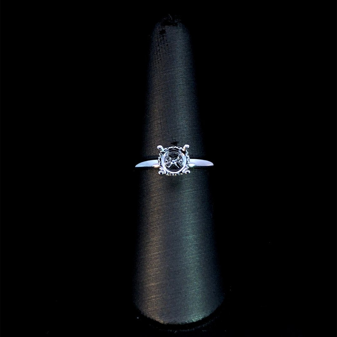 164108 - .07 ctw diamond semi mount