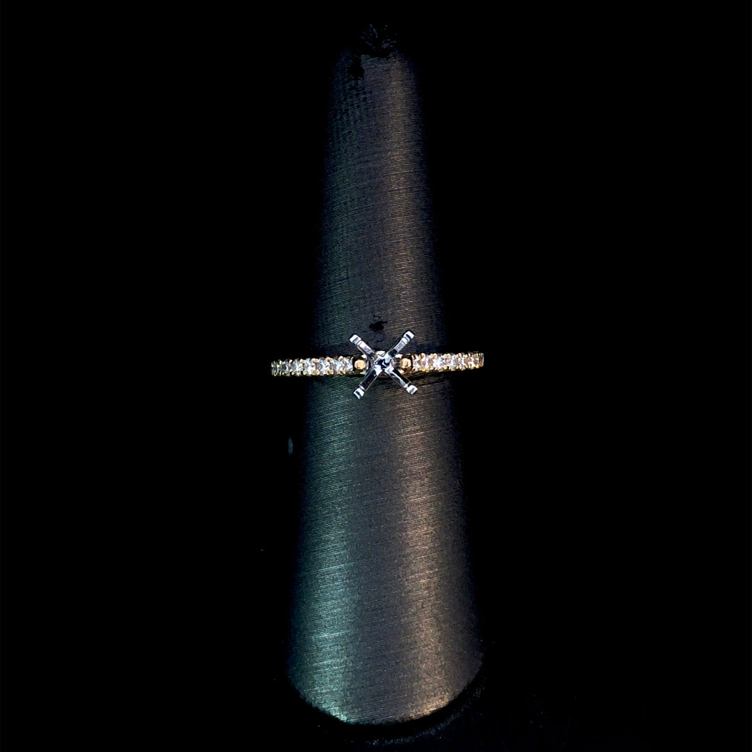 164865 - .25 ctw diamond semi mount
