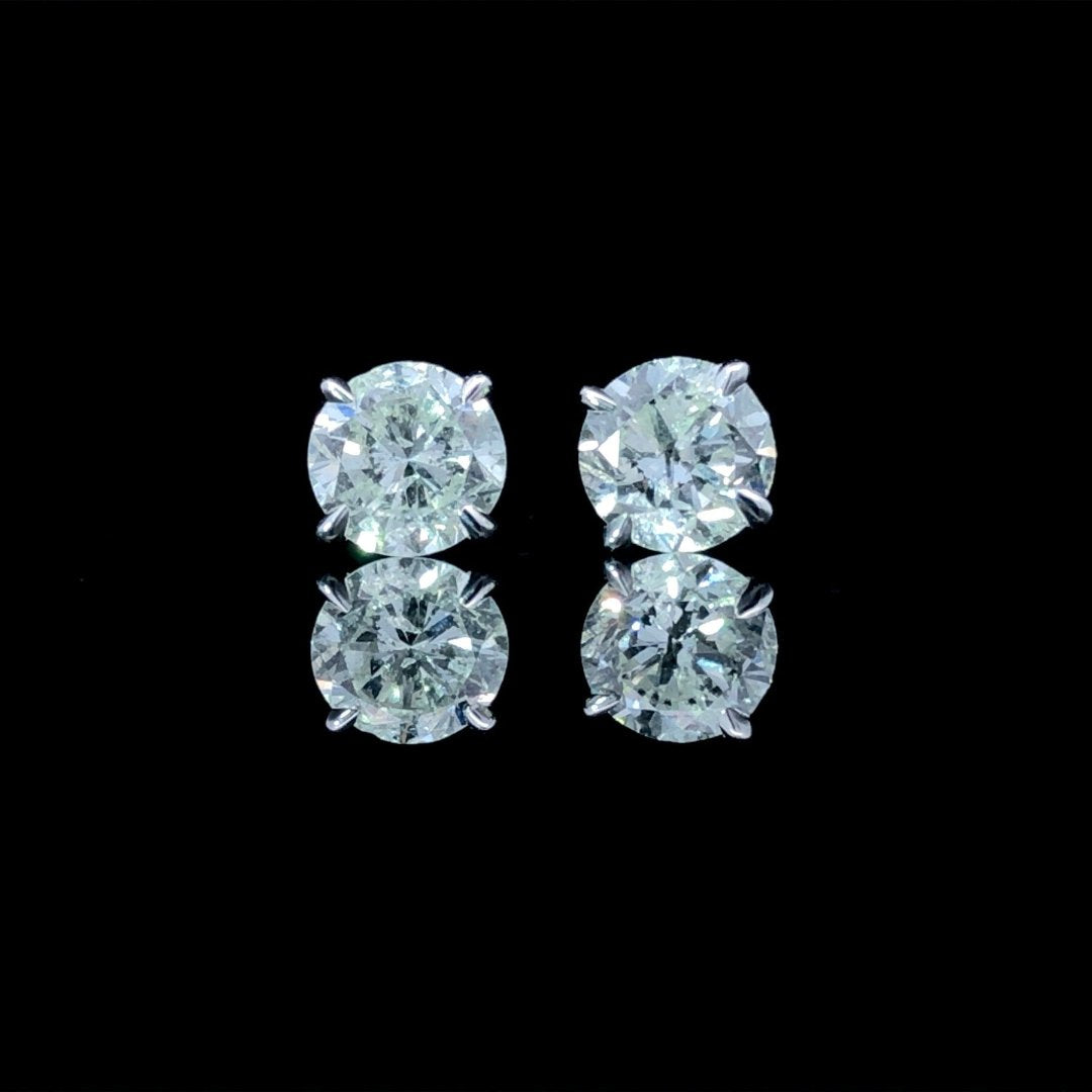163246 - 1.95 ctw diamond studs