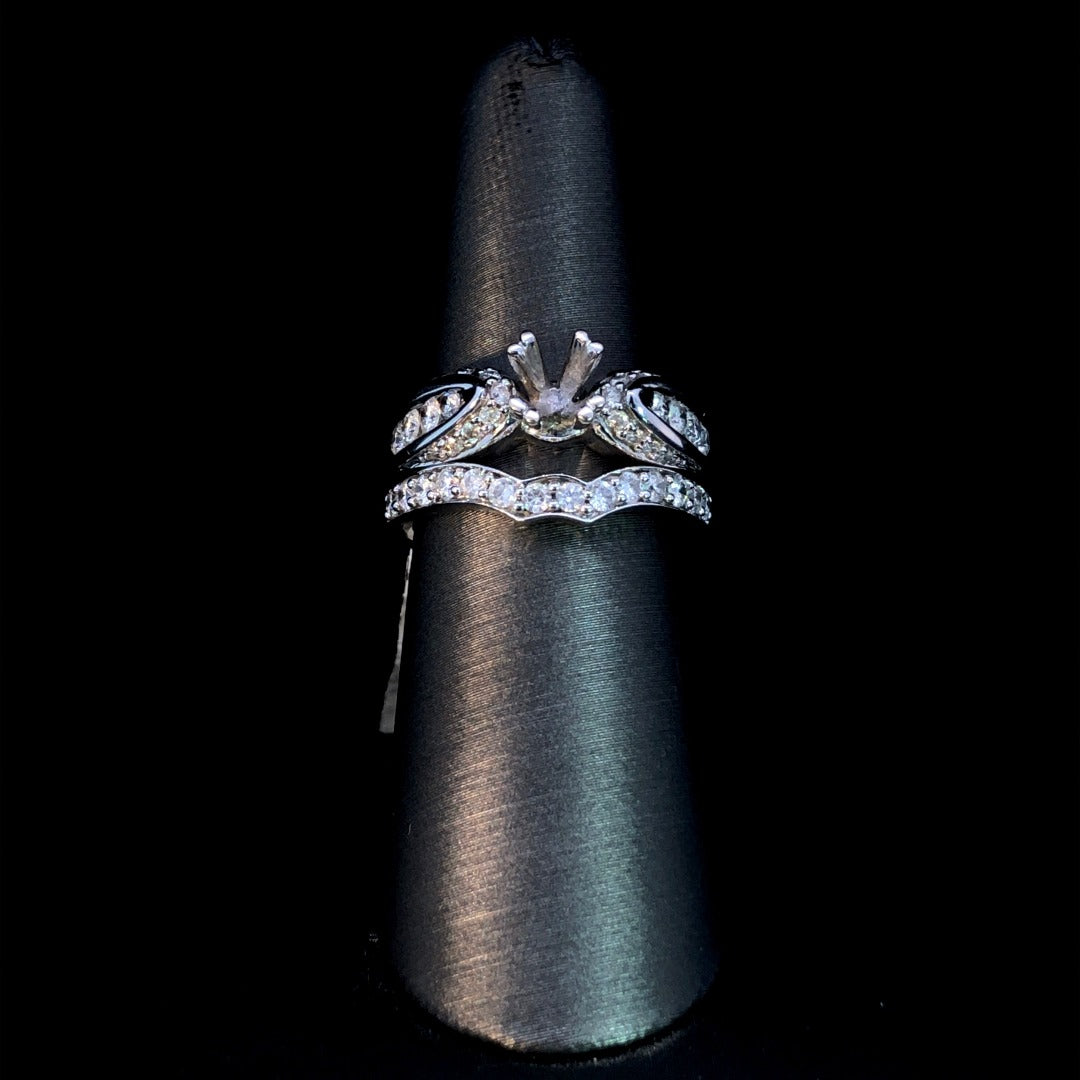 131057 - 1.03 ctw diamond semi mount
