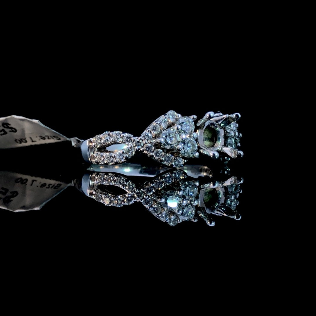 133557 - .70 ctw diamond semi mount