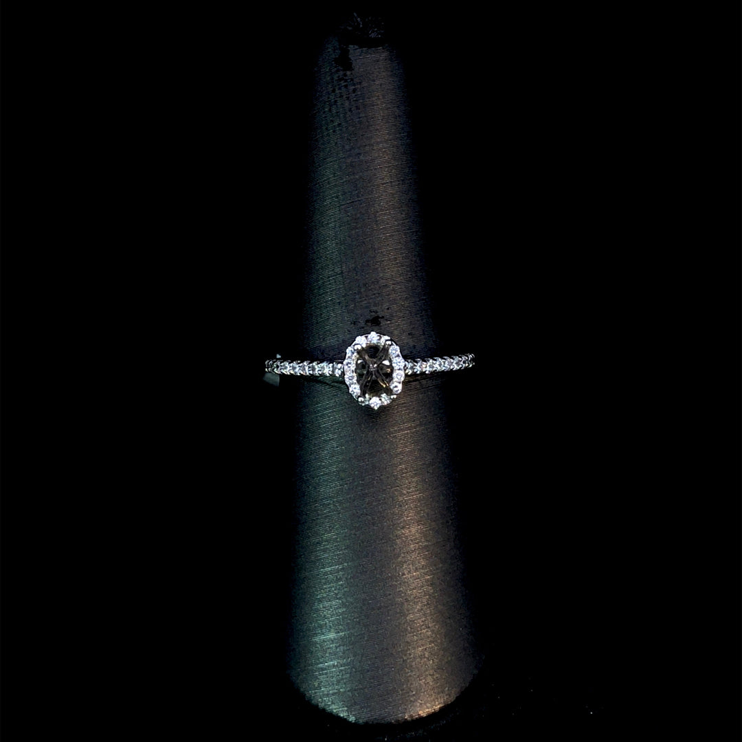 147316 - .26 ctw diamond semi mount