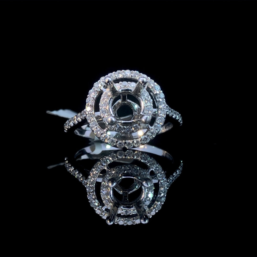 143693 - .59 ctw diamond semi mount
