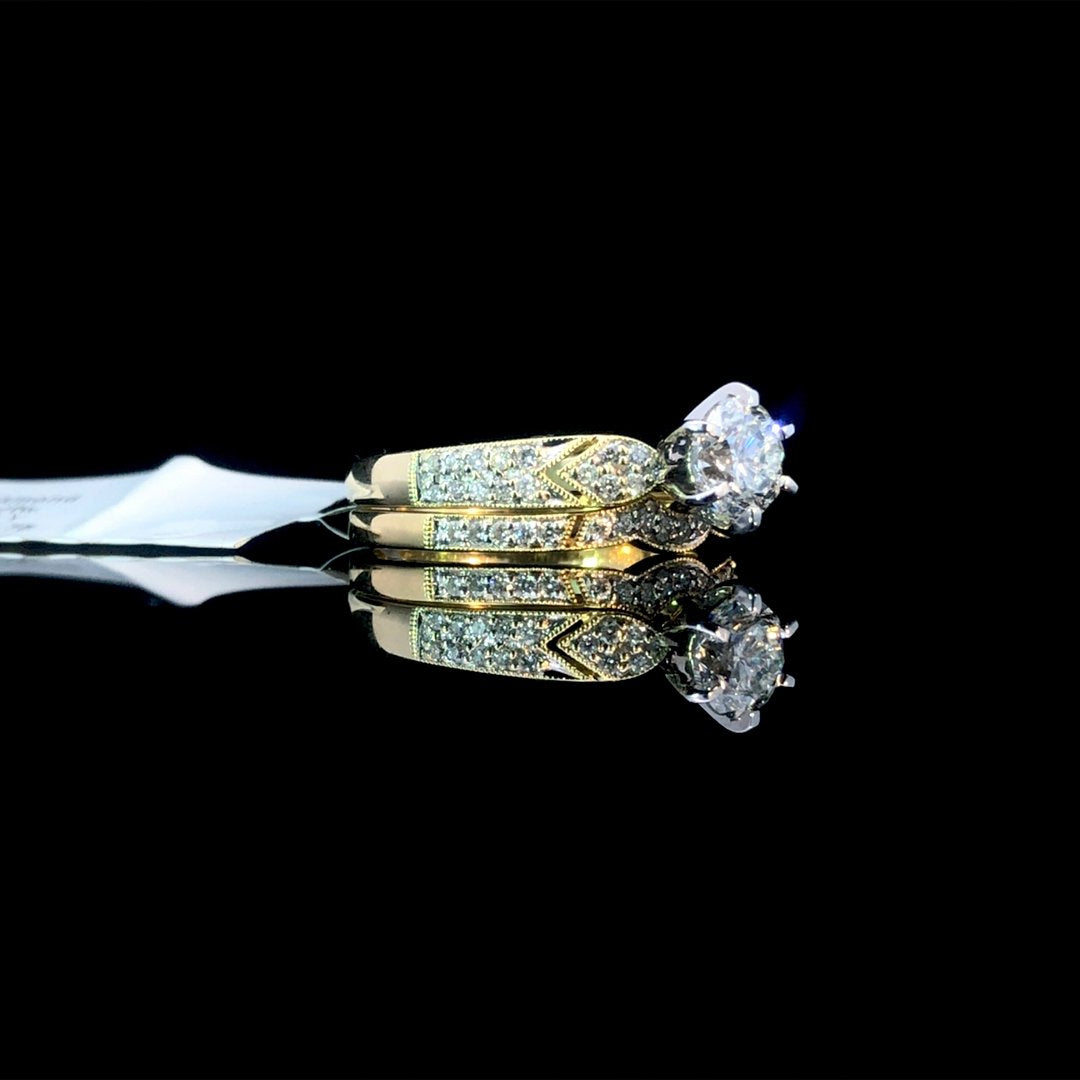164466- 1.14ctw diamond engagement ring