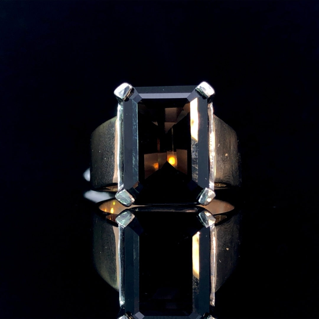 158718 - 7.04 ctw Smoky Quartz ring