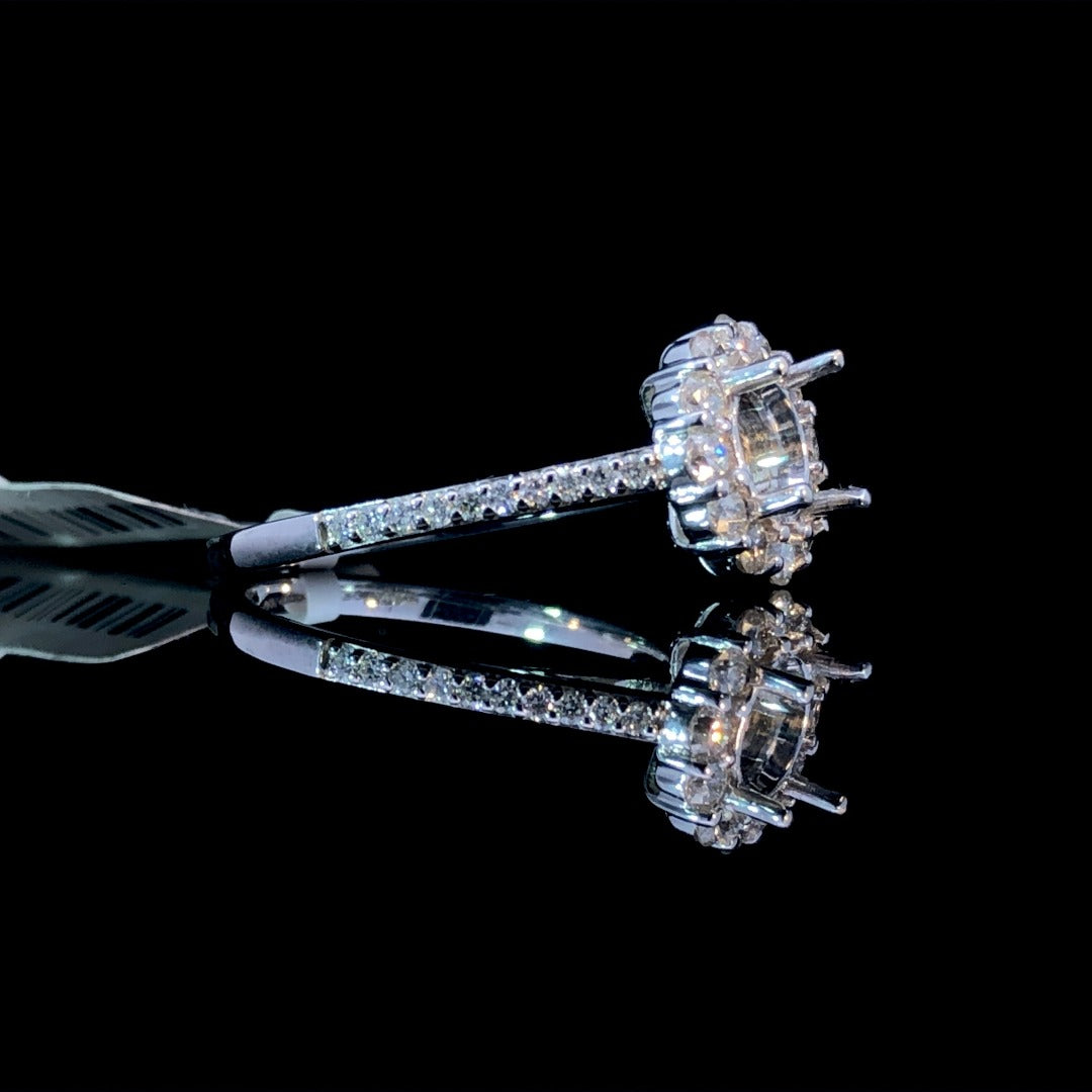 161106 - .72 ctw diamond semi mount