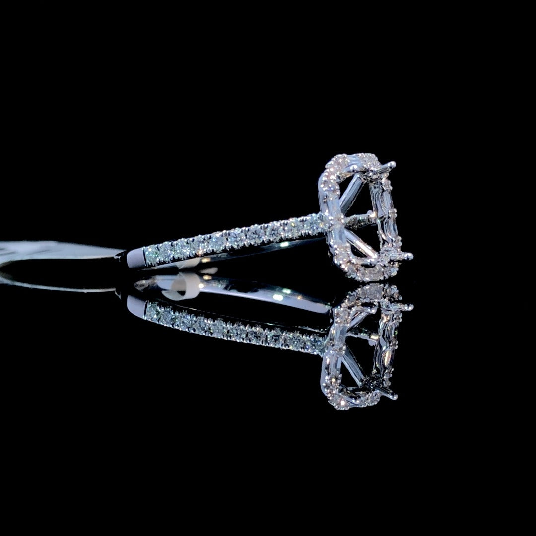 162589 - .31 ctw diamond semi mount