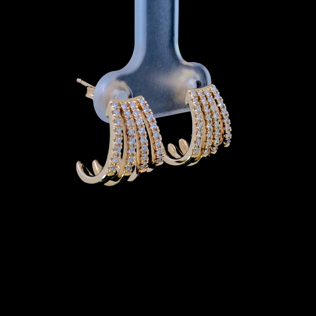 165391 - .50 ctw diamond earrings