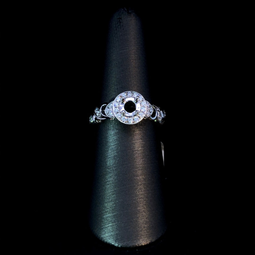 .33 ctw diamond semi mount