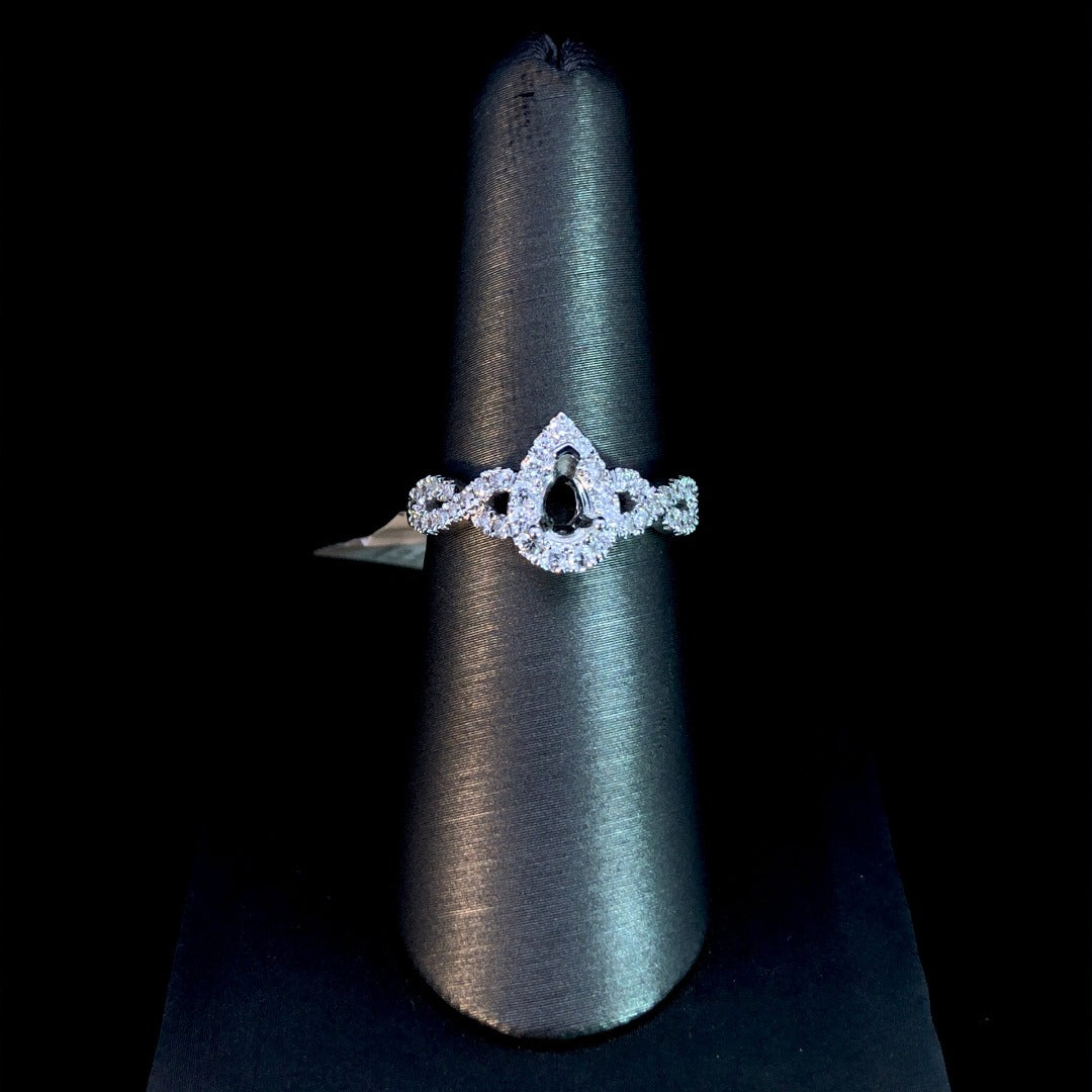 162371 - .52 ctw diamond semi mount