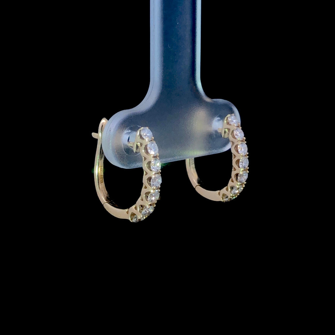 165419 - .50 ctw diamond earrings