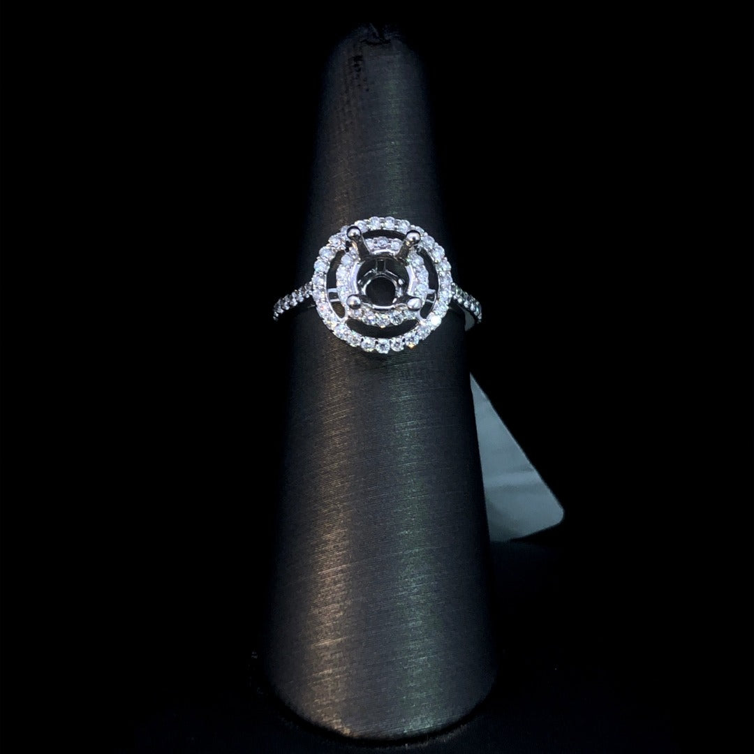 143693 - .59 ctw diamond semi mount