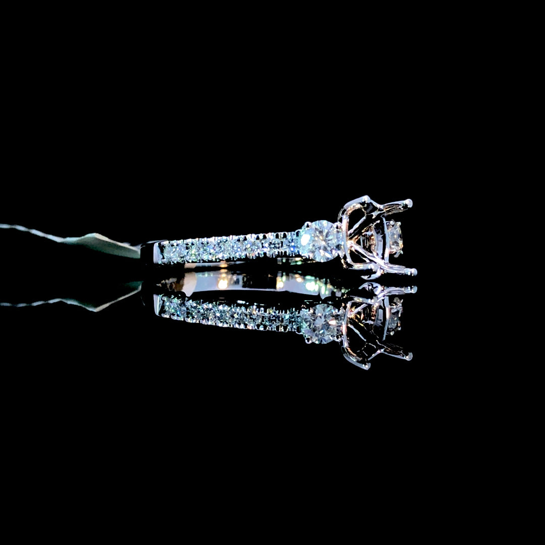 165097 - .52 ctw diamond semi mount