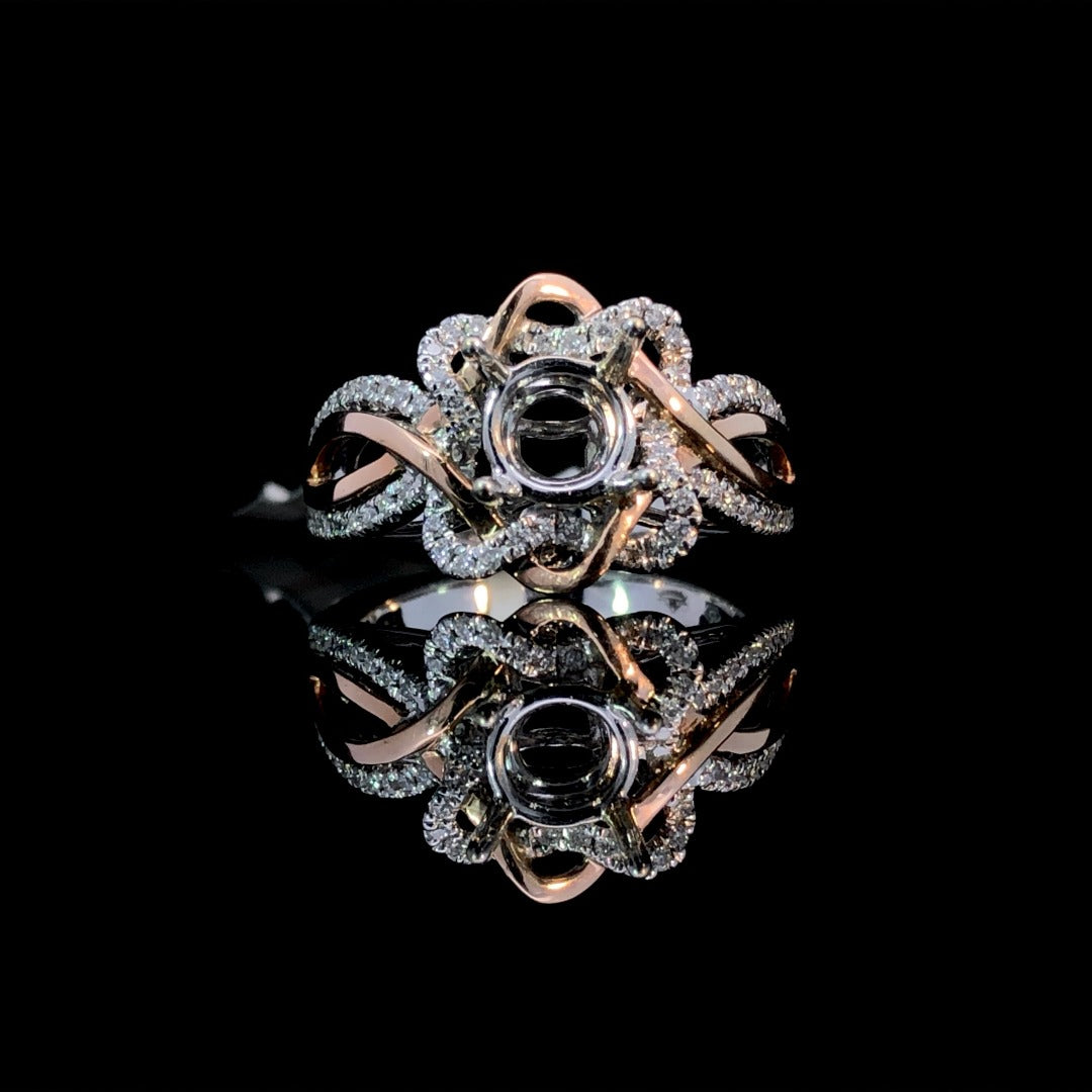 150188 - .31 ctw diamond semi mount