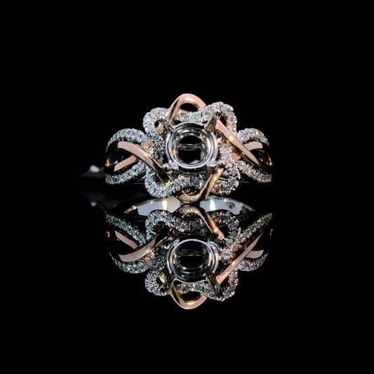 150188 - .31 ctw diamond semi mount