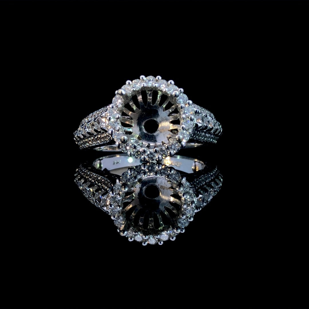156488 - 1.03 ctw diamond semi mount