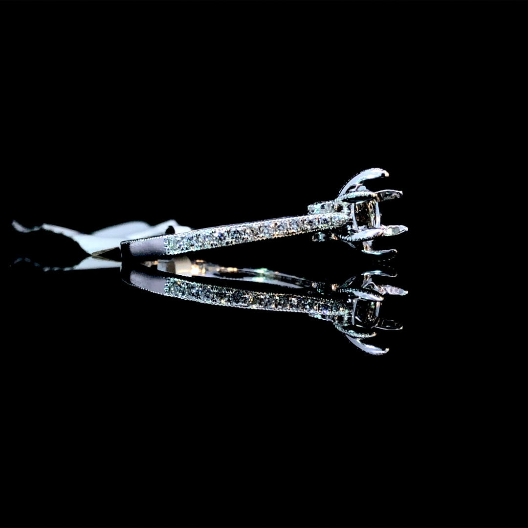 140887 - .22 ctw diamond semi mount