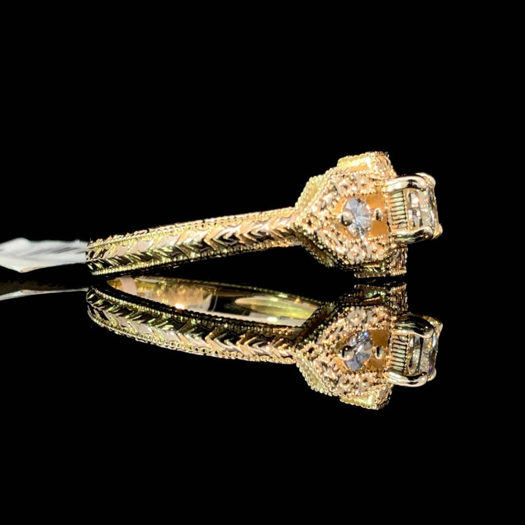 160665 - .88 ctw diamond ring