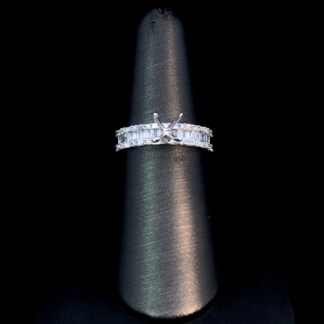 157831 - 1.08 ctw diamond semi mount