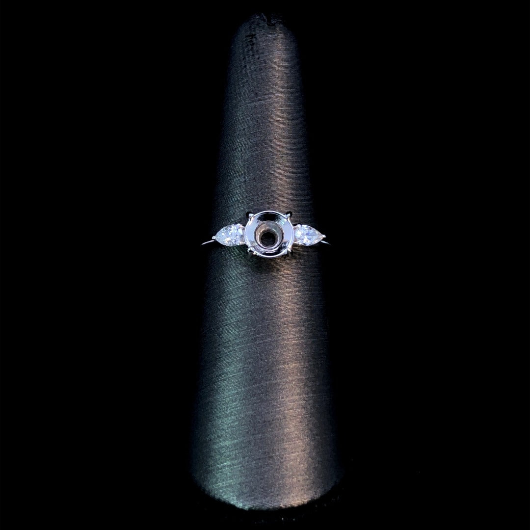 162532 - .24 ctw diamond semi mount