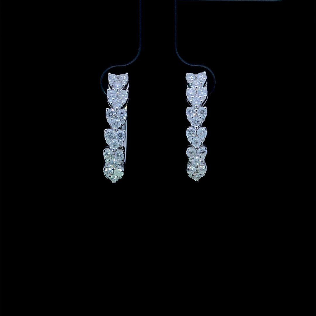 164286 - 1.50 ctw diamond hoops