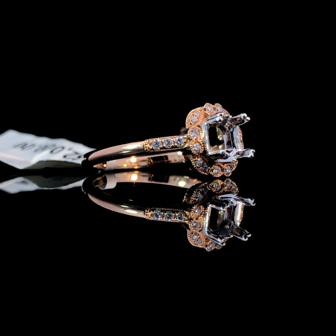 156192 - .15 ctw diamond semi mount