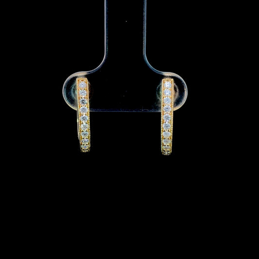 165413 - .33 ctw diamond earrings