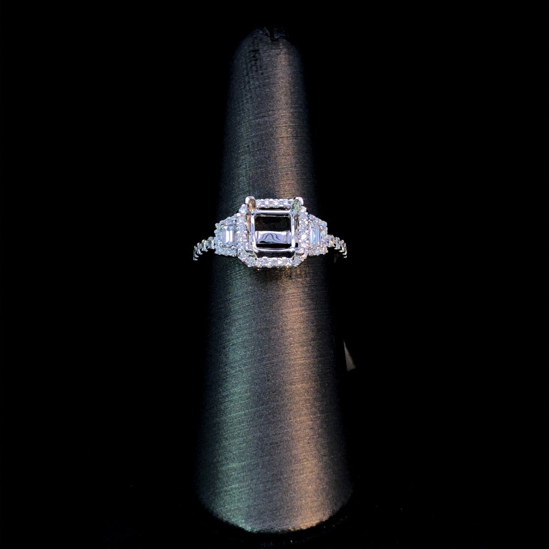 .44 ctw diamond semi mount