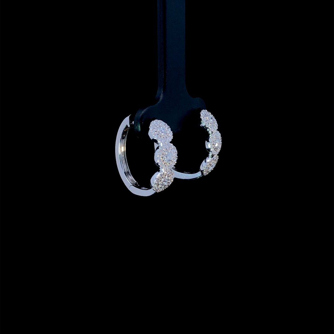 164244 - .60 ctw diamond earrings