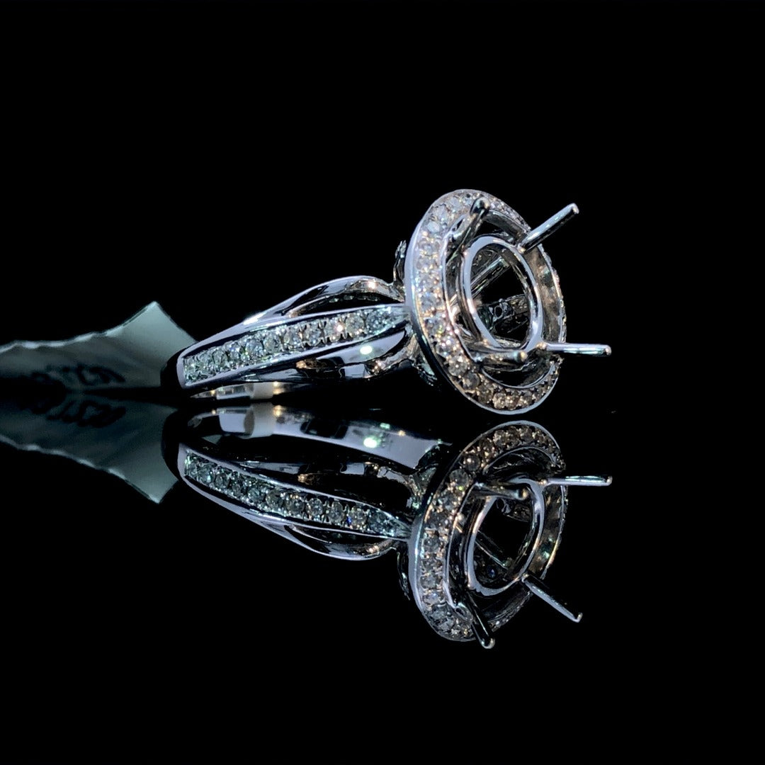 137230 - .65 ctw diamond semi mount