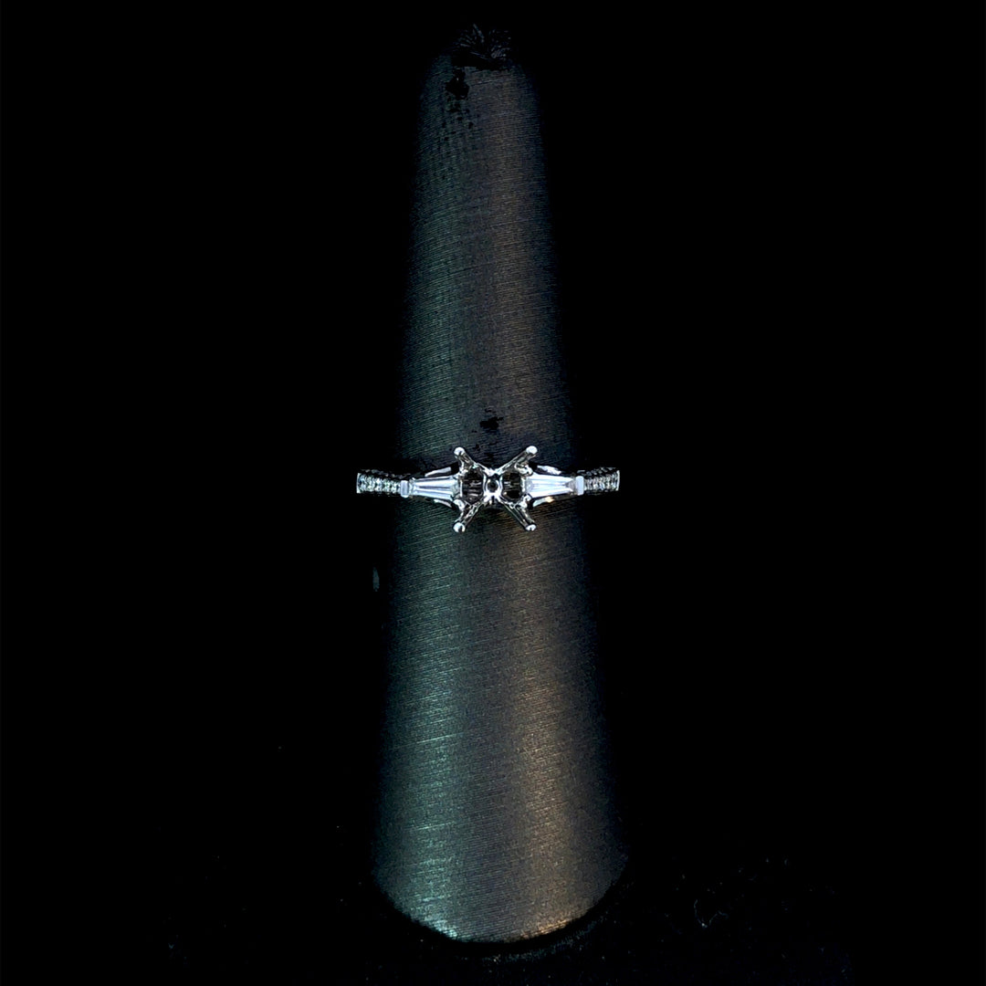 165411 - .30 ctw diamond semi mount