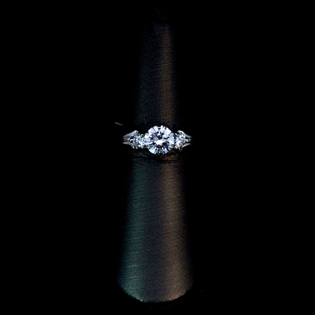 166072 - 1.28ctw diamond ring
