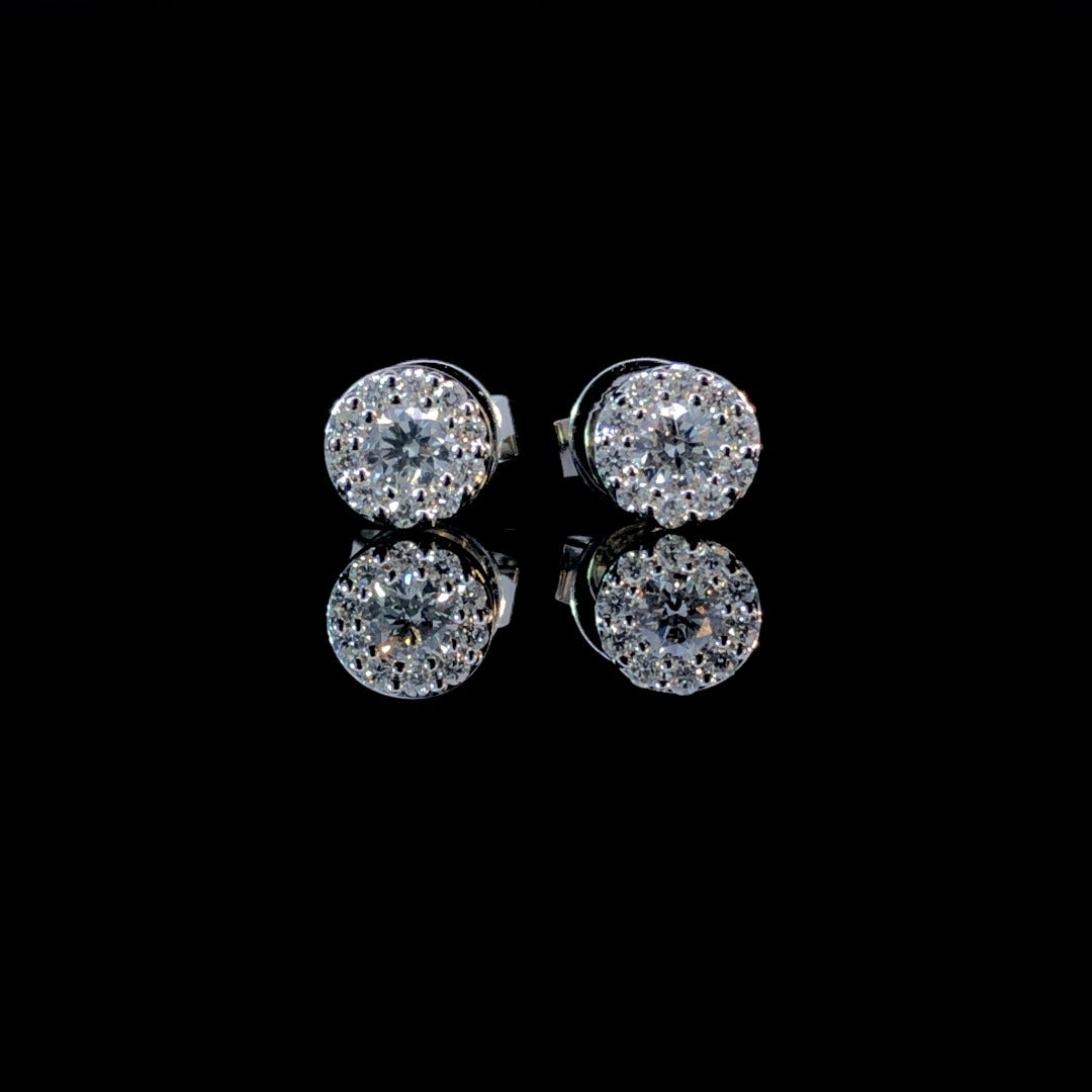 163606 - .50 ctw diamond earrings