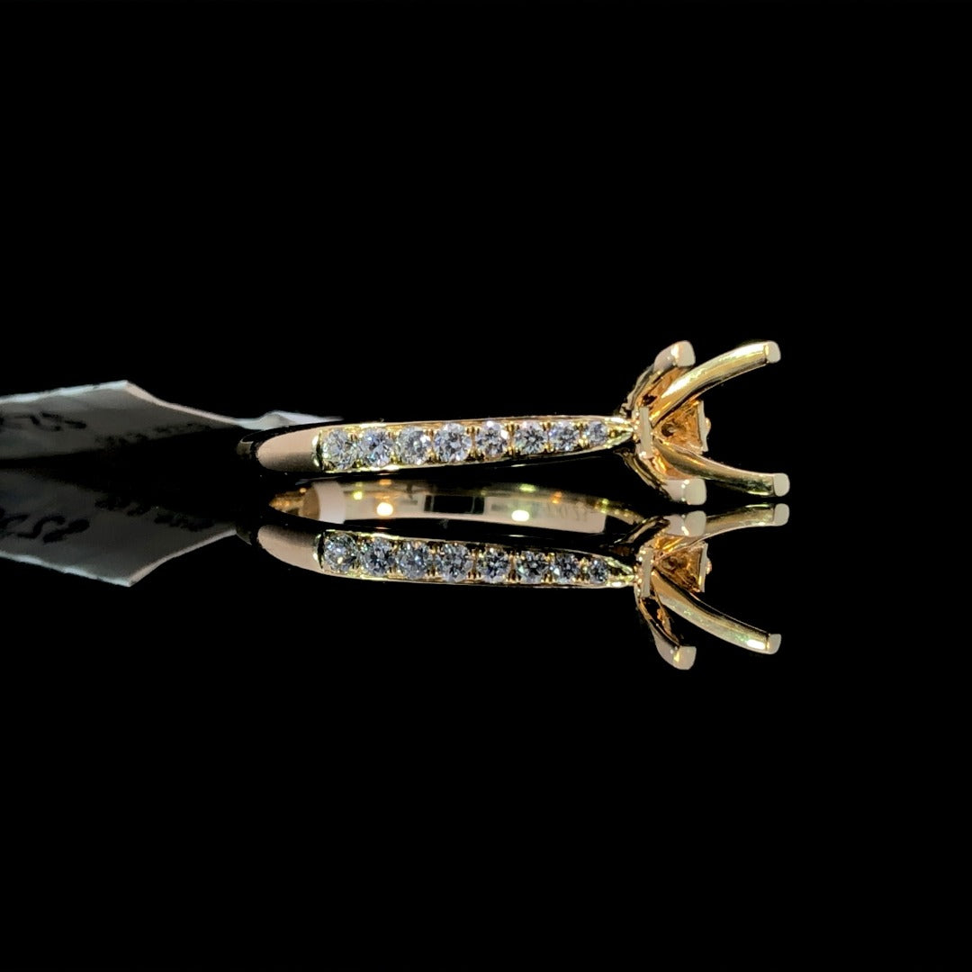 162349 - .23 ctw diamond semi mount