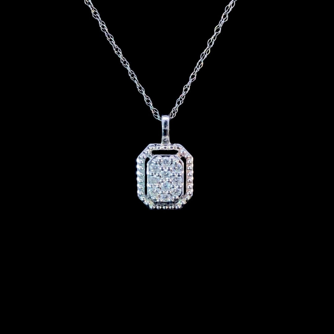 165577 - .20 ctw diamond pendant
