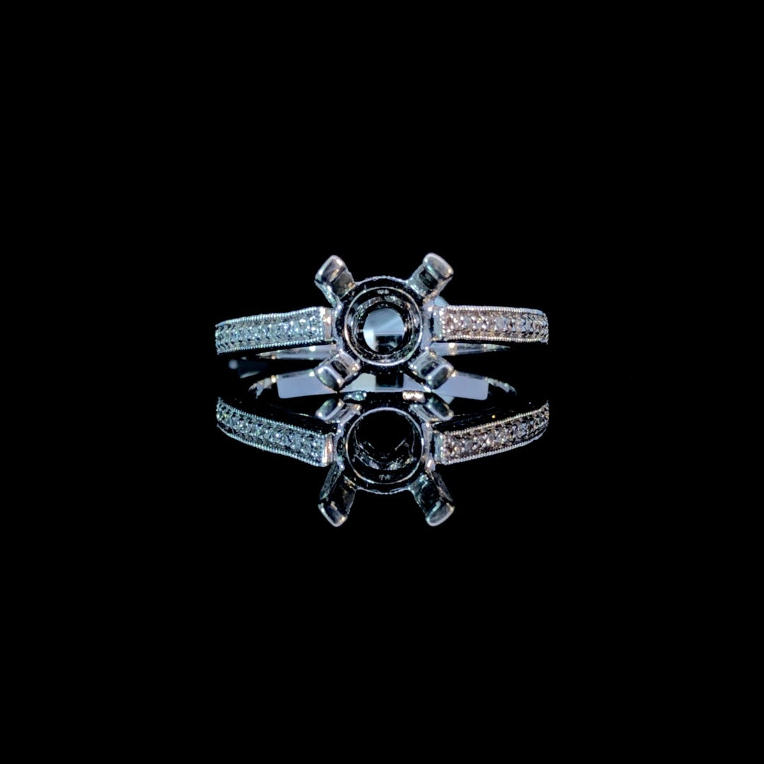 .39 ctw diamond semi mount