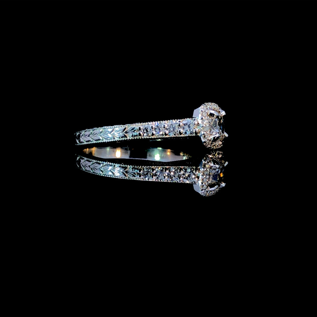 165742 - .93 ctw diamond ring