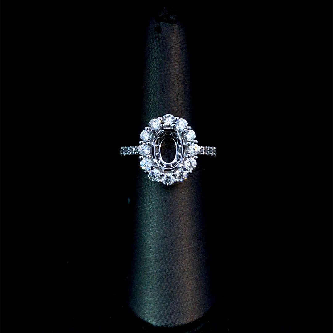165069 - 1.19 ctw diamond semi mount