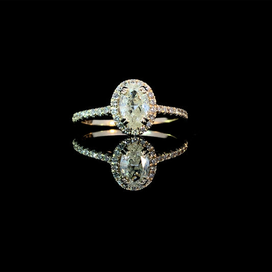 165645 - .92 ctw diamond ring