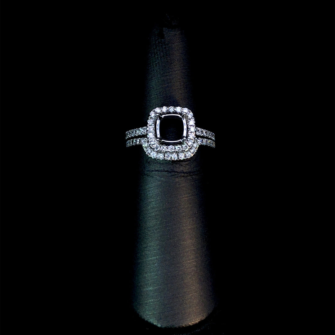 138394 - .53 ctw diamond semi mount