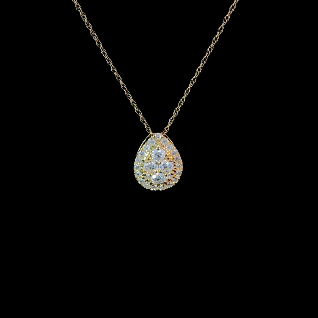 165312 - .33 ctw diamond pendant