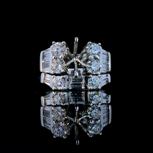 153725 - 1.50 ctw diamond semi mount