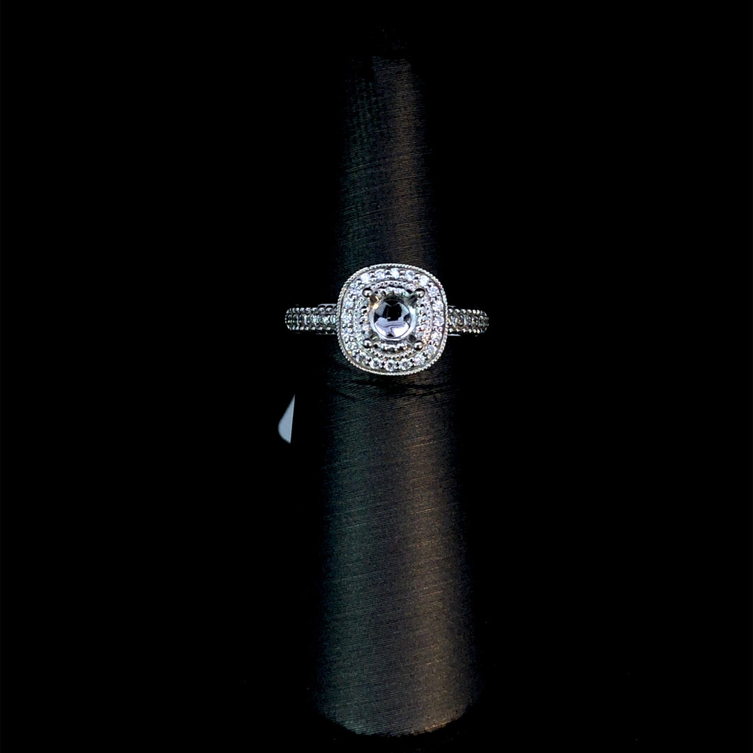142176 - .22 ctw diamond semi mount