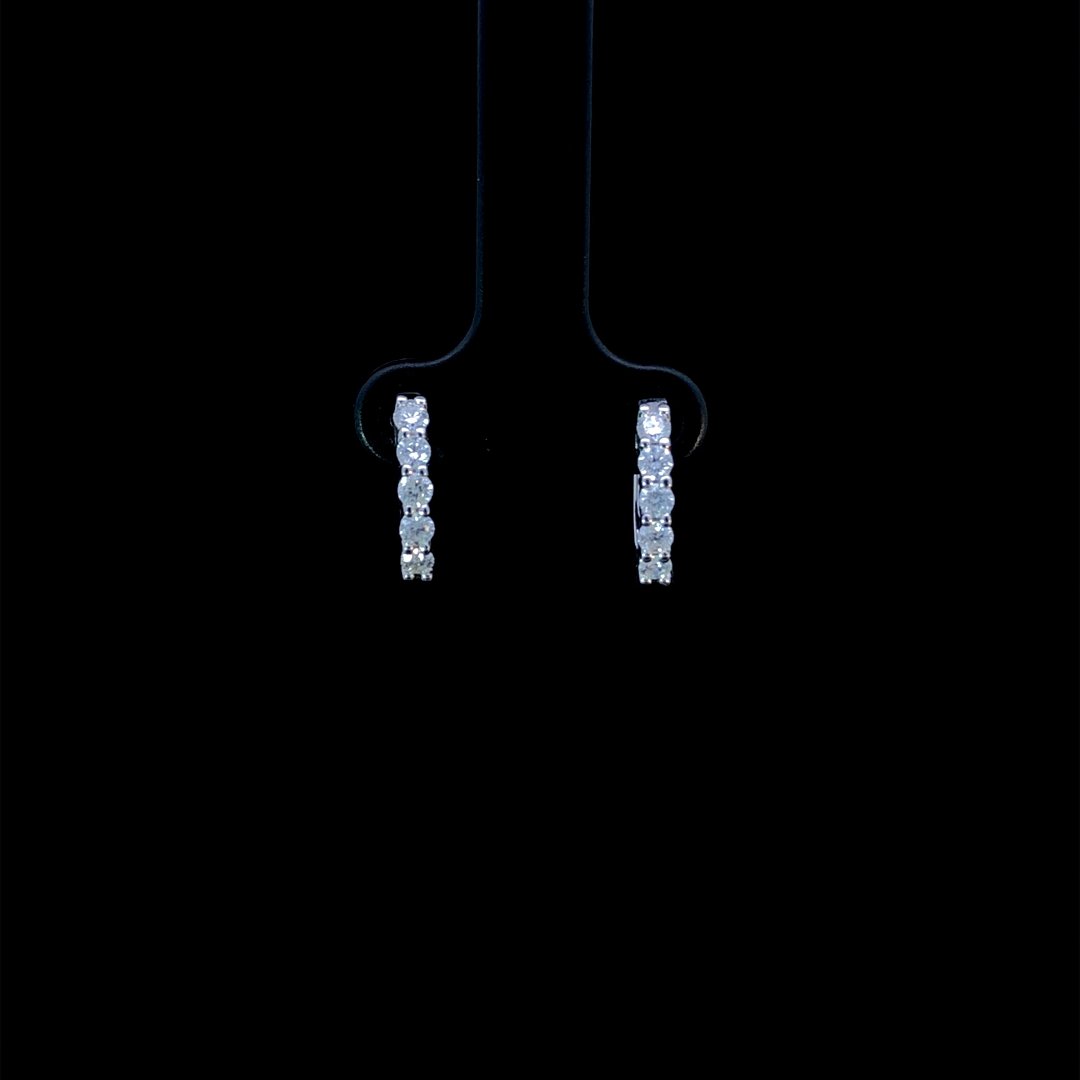 164248 - .50 ctw diamond hoops