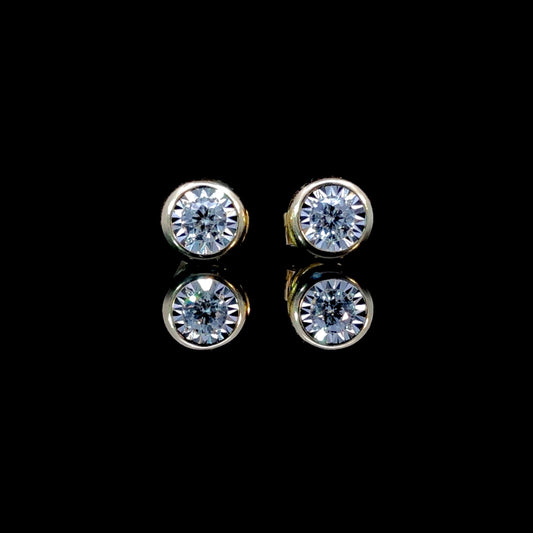 165417 - .25 ctw diamond earrings