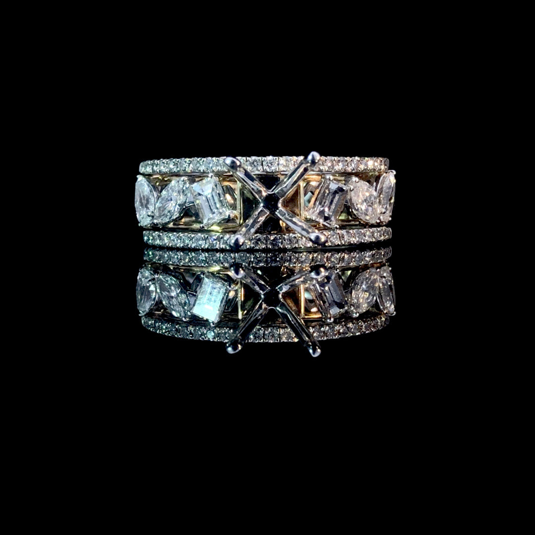164984 - 1.05 ctw diamond semi mount