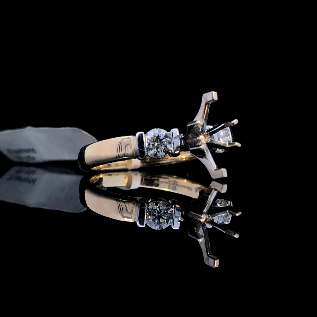 159088 - .50 ctw diamond semi mount